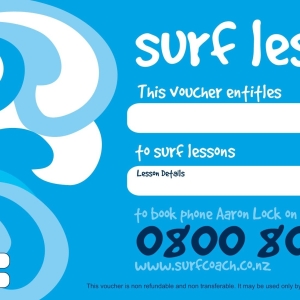 Surf Lesson Gift Voucher