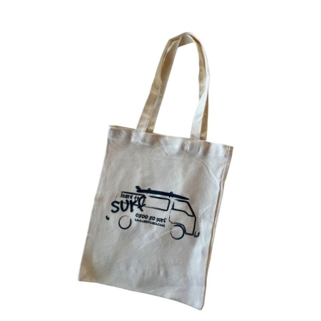 small canvas tote bag front view
